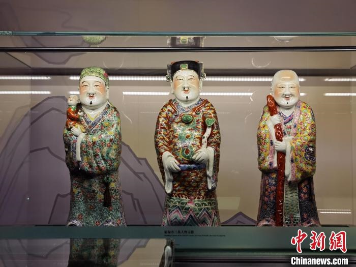 福祿壽三星人物立像?！∩虾Ｊ袣v史博物館 供圖