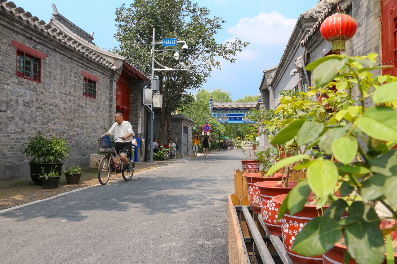  北京市南鑼鼓巷片區(qū)雨兒胡同（2019年7月25日攝）。