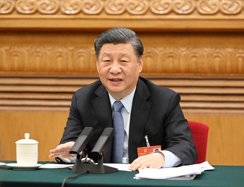2023年3月5日，習(xí)近平總書記參加十四屆全國人大一次會(huì)議江蘇代表團(tuán)審議。