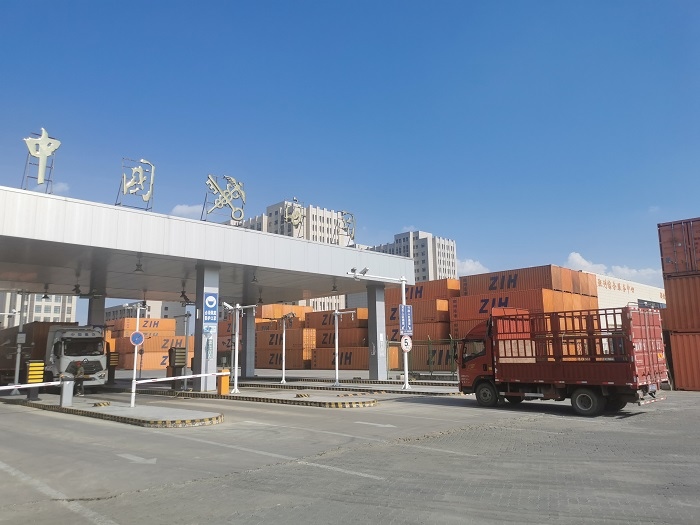 鄭州國(guó)際陸港海關(guān)監(jiān)管場(chǎng)所。鄭州車站海關(guān)供圖