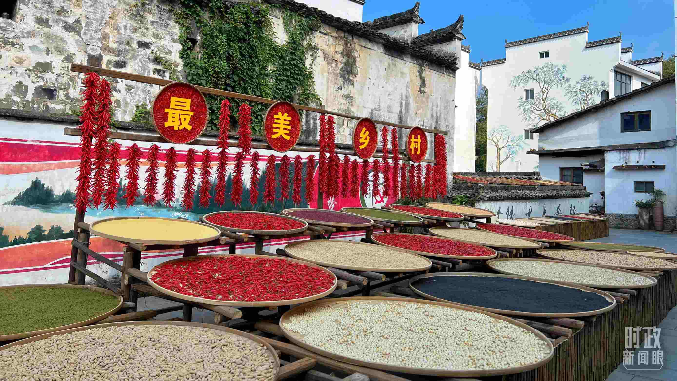 △婺源縣秋口鎮(zhèn)王村石門自然村。（總臺央視記者程鋮拍攝）