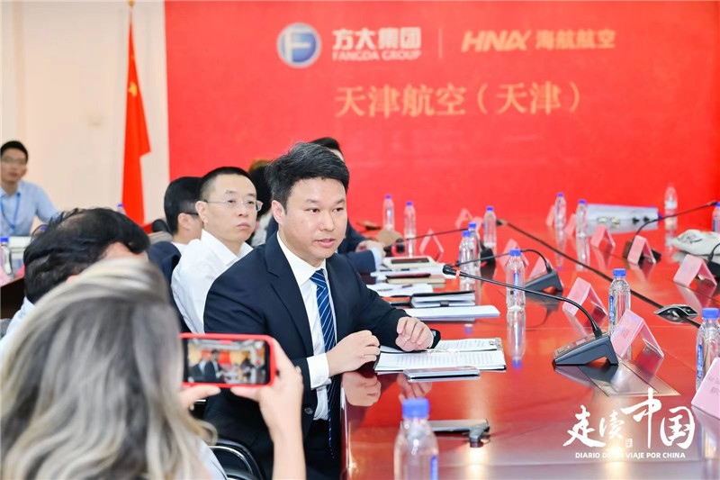 巴航工業(yè)大中華區(qū)商用飛機(jī)客戶(hù)支援經(jīng)理?xiàng)詈２?。主辦方供圖