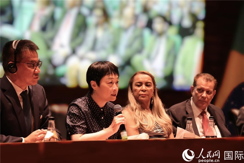 田敏出席論壇開幕式并致辭。人民網記者 時元皓攝