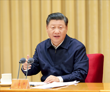 2020年11月16日至17日，中央全面依法治國(guó)工作會(huì)議在北京召開。中共中央總書記、國(guó)家主席、中央軍委主席習(xí)近平出席會(huì)議并發(fā)表重要講話。圖/新華社記者 龐興雷 攝