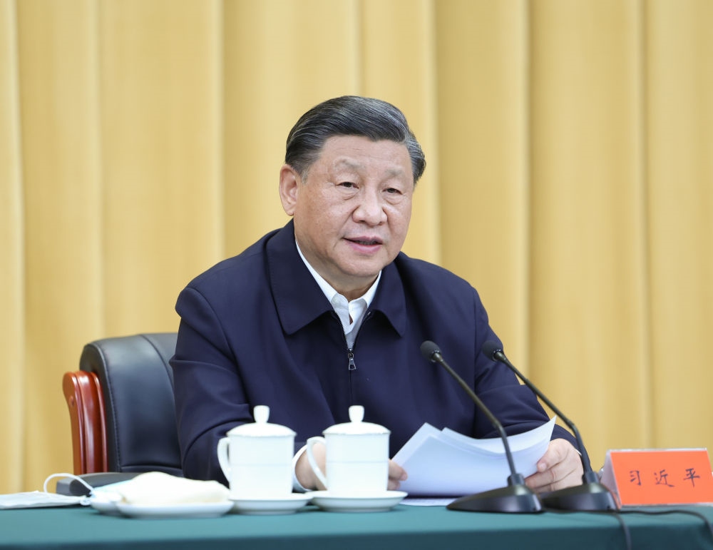 2023年6月2日，習近平在北京出席文化傳承發(fā)展座談會并發(fā)表重要講話。新華社記者 鞠鵬 攝
