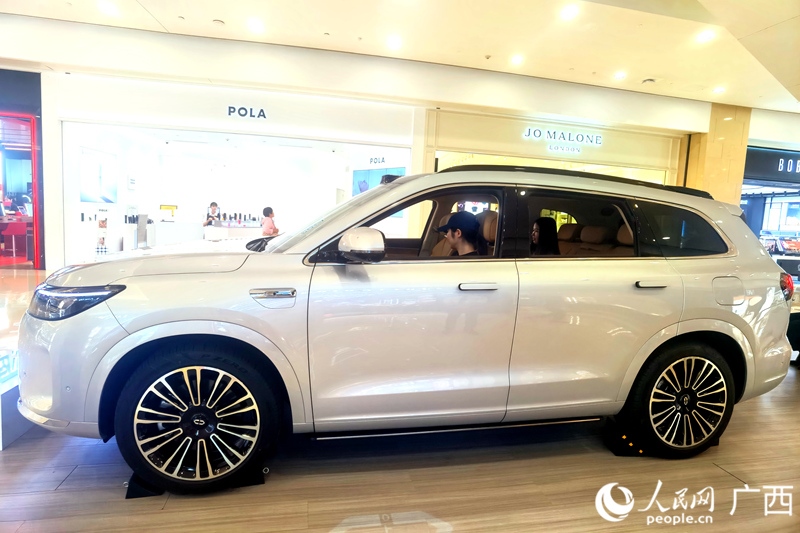  消費(fèi)者在試駕汽車。人民網(wǎng)記者 陳燕攝