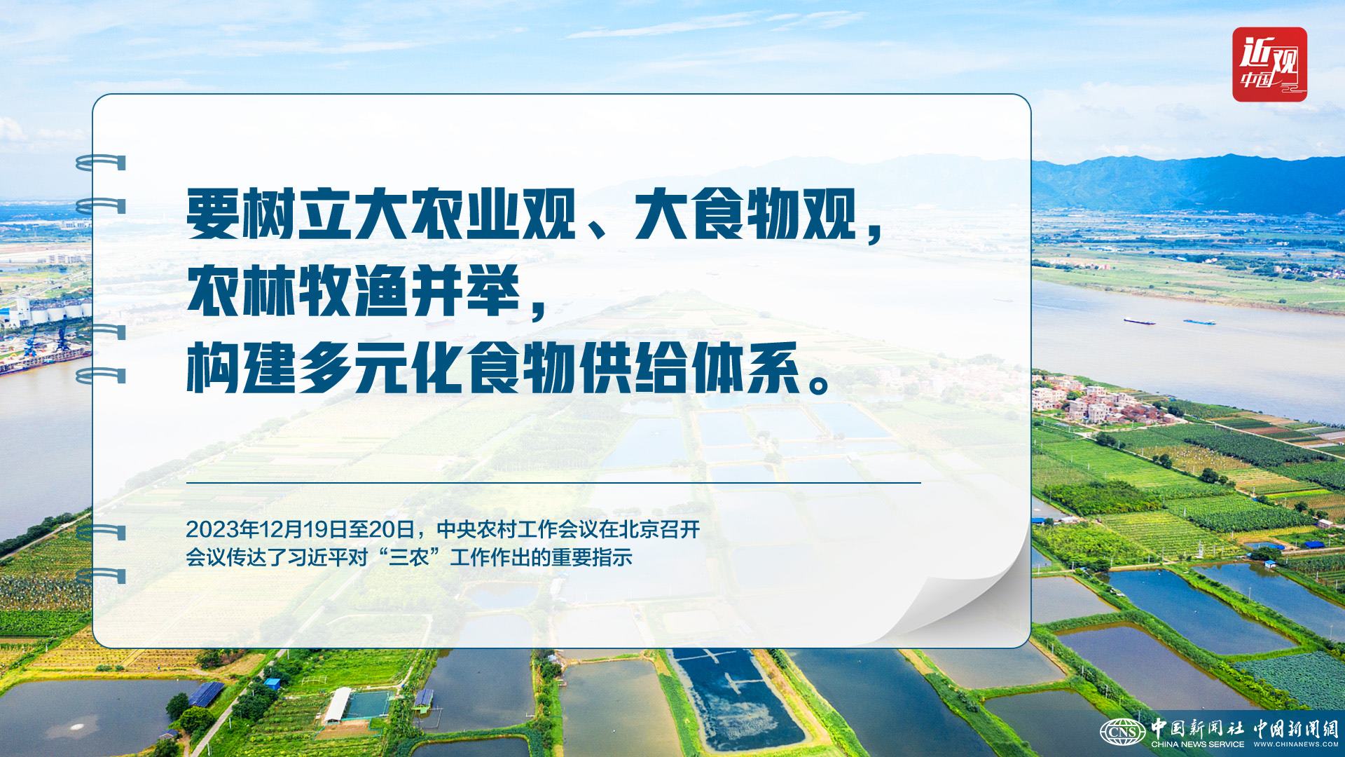 習(xí)近平：樹立大食物觀，構(gòu)建多元化食物供給體系