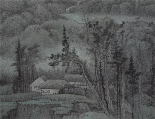 王秦生畫作《晨寂》。主辦方供圖