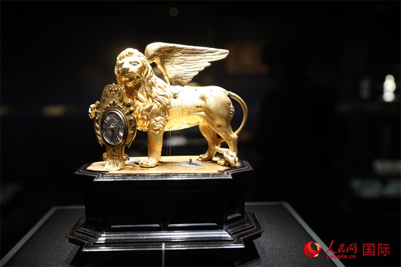 展覽“傳奇之旅：馬可·波羅與絲綢之路上的世界”展品。人民網(wǎng) 殷韜攝