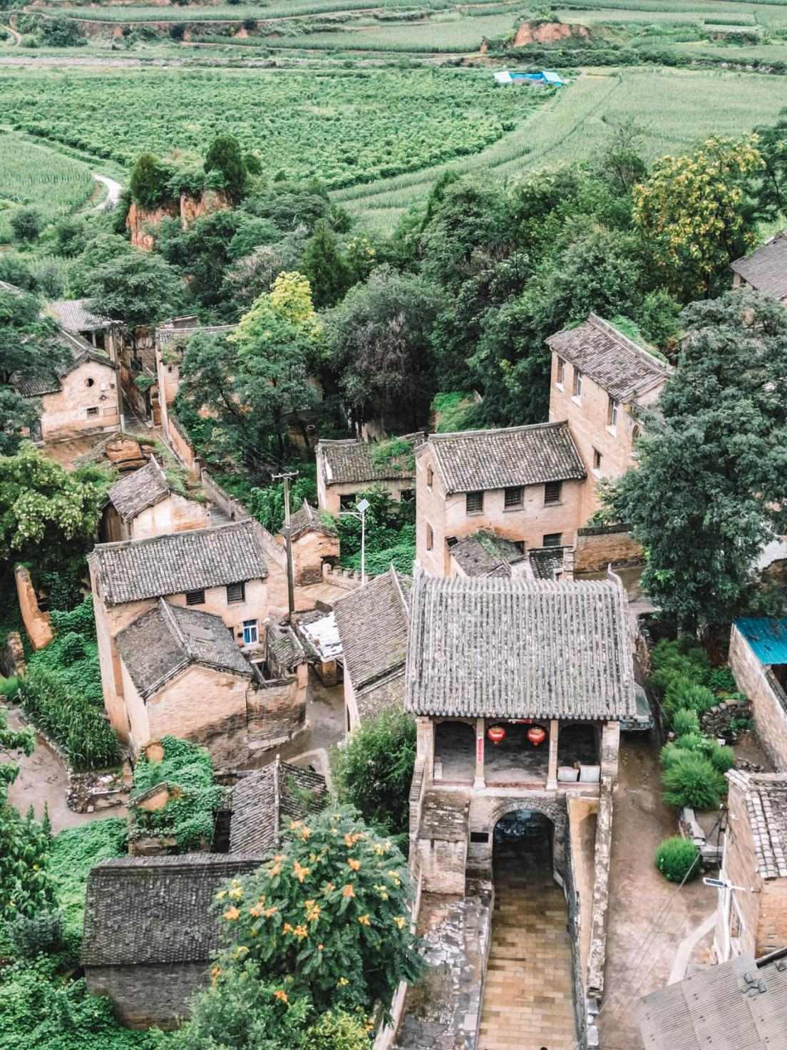 高平市永寧寨村，有許多明清建筑。王劍攝