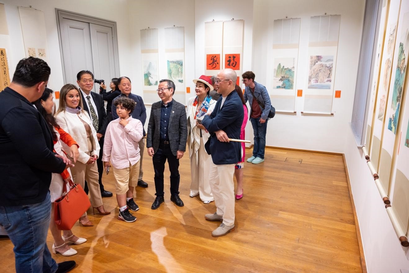 圖為展覽現(xiàn)場。布魯塞爾中國文化中心供圖