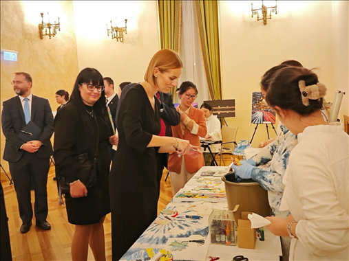 招待會現(xiàn)場。中國駐匈牙利大使館供圖