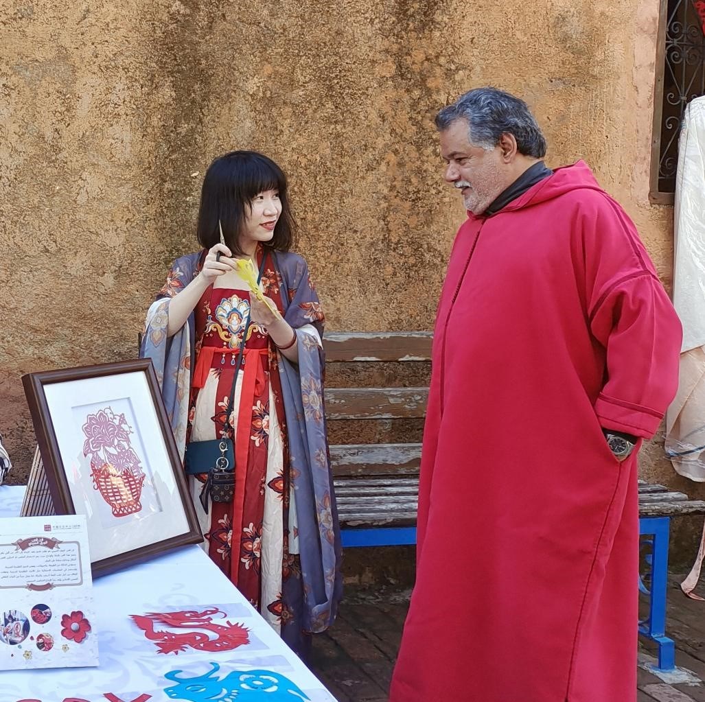 中國(guó)文化產(chǎn)品介紹。拉巴特中國(guó)文化中心供圖