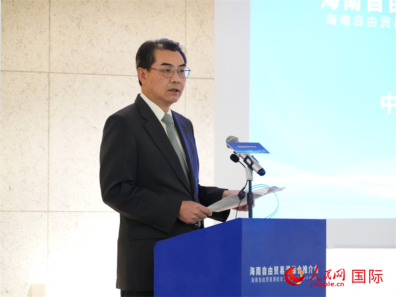 中國駐日本大使吳江浩致辭。人民網(wǎng) 許可攝