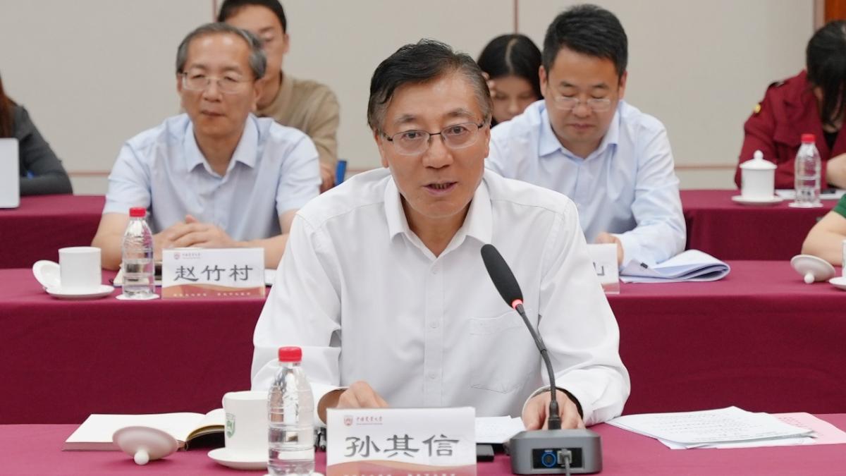 中國工程院院士、中國農業(yè)大學校長孫其信。校方供圖